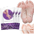 Partai besar melembabkan footmask kaus kaki lavender mengupas